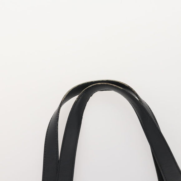 CHANEL New Travel line Tote Bag Nylon 2 Set Black Beige CC Auth BA12666
