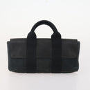HERMES Tote Bag Canvas 3 Set Black Gray Auth BA12667-18