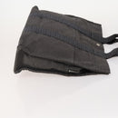 HERMES Tote Bag Canvas 3 Set Black Gray Auth BA12667-4