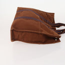 HERMES Tote Bag Canvas 2 Set Brown Auth BA12668-4