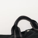 HERMES Fourre Tout Hand Bag Cotton 3 Set Black Gray Auth BA12670-13