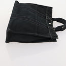 HERMES Fourre Tout Hand Bag Cotton 3 Set Black Gray Auth BA12670-18