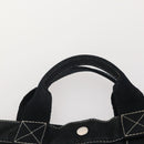 HERMES Fourre Tout Hand Bag Cotton 3 Set Black Gray Auth BA12670-20