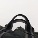 HERMES Fourre Tout Hand Bag Cotton 2 Set Black Auth BA12671-14