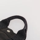 HERMES Umhängetasche Canvas 3er Set Grau Braun Auth BA12673-13