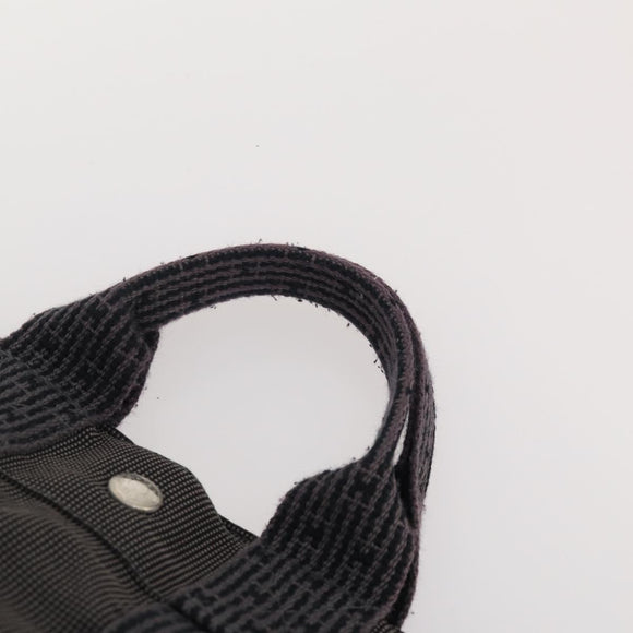 HERMES Umhängetasche Canvas 3er Set Grau Braun Auth BA12673