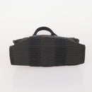 HERMES Umhängetasche Canvas 3er Set Grau Braun Auth BA12673-14