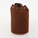 HERMES Umhängetasche Canvas 3er Set Grau Braun Auth BA12673-16