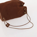 HERMES Umhängetasche Canvas 3er Set Grau Braun Auth BA12673-20