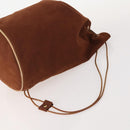 HERMES Umhängetasche Canvas 3er Set Grau Braun Auth BA12673-6