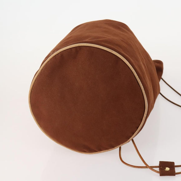 HERMES Umhängetasche Canvas 3er Set Grau Braun Auth BA12673