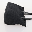 CHANEL New Travel line Tote Bag Nylon 3 Set Black Beige CC Auth BA12674-18