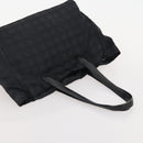 CHANEL New Travel line Tote Bag Nylon 3 Set Black Beige CC Auth BA12674-19