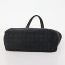 CHANEL New Travel line Tote Bag Nylon 3 Set Black Beige CC Auth BA12674-21