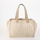 CHANEL New Travel line Tote Bag Nylon 3 Set Black Beige CC Auth BA12674-3