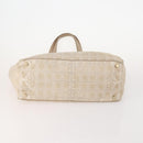 CHANEL New Travel line Tote Bag Nylon 3 Set Black Beige CC Auth BA12674-7