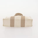 HERMES Fourre Tout Hand Bag Cotton 3 Set White Gray Red Auth BA12676-21