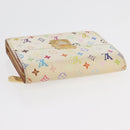 LOUIS VUITTON Monogram Multicolor Geldbörse 2er Set Weiß LV Auth BA12677-14