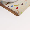 LOUIS VUITTON Monogram Multicolor Geldbörse 2er Set Weiß LV Auth BA12677-16