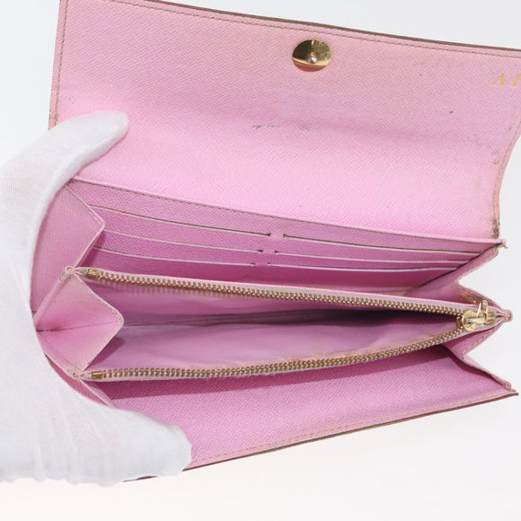LOUIS VUITTON Monogram Multicolor Geldbörse 2er Set Weiß LV Auth BA12677