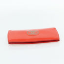 CHANEL Geldbörse Leder 3er Set Orange Rot schwarz CC Auth BA12678-13