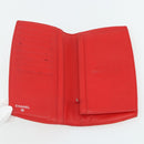 CHANEL Geldbörse Leder 3er Set Orange Rot schwarz CC Auth BA12678-14