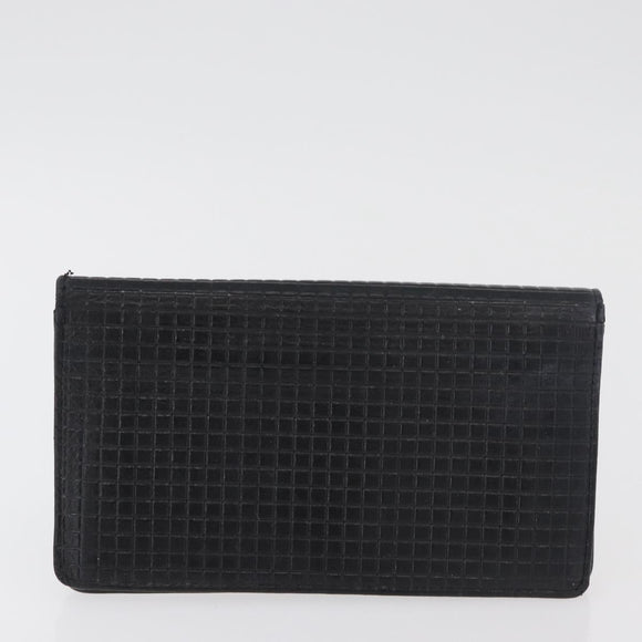 CHANEL Geldbörse Leder 2er Set Schwarz CC Authentisch BA12679