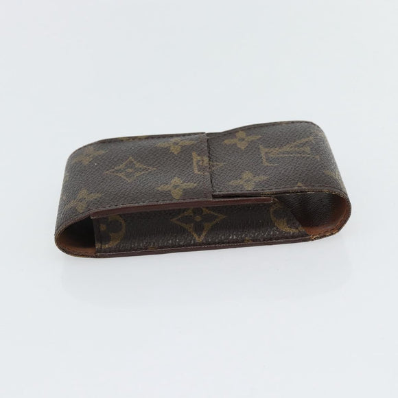 LOUIS VUITTON Monogram Damier Ebene Etui Cigarette Case 3 Set LV Auth BA12680