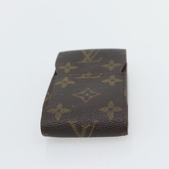 LOUIS VUITTON Monogram Damier Ebene Etui Cigarette Case 3 Set LV Auth BA12680