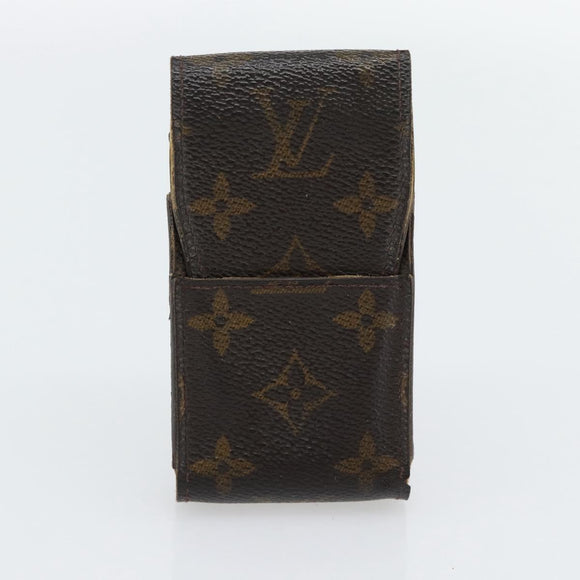LOUIS VUITTON Monogram Damier Ebene Etui Cigarette Case 3 Set LV Auth BA12680