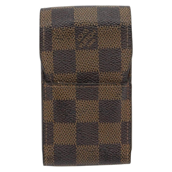 LOUIS VUITTON Monogram Damier Ebene Etui Cigarette Case 3 Set LV Auth BA12680