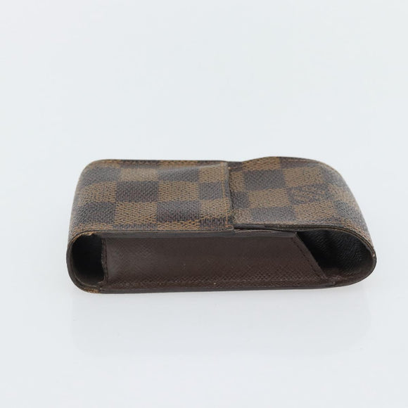 LOUIS VUITTON Monogram Damier Ebene Etui Cigarette Case 3 Set LV Auth BA12680