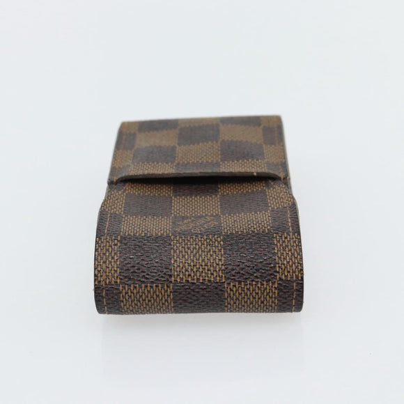 LOUIS VUITTON Monogram Damier Ebene Etui Cigarette Case 3 Set LV Auth BA12680