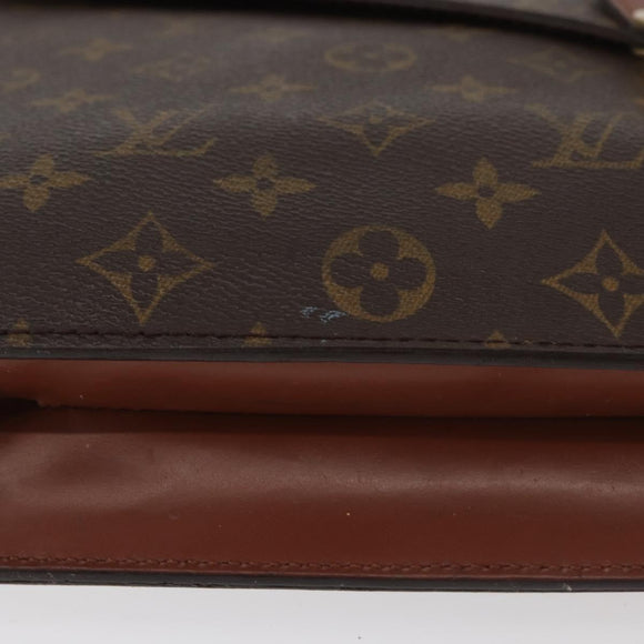 LOUIS VUITTON Monogram Porte Documents Bandouliere Bag M53338 LV Auth BA12681