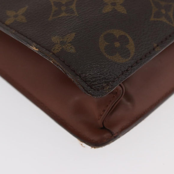LOUIS VUITTON Monogram Porte Documents Bandouliere Bag M53338 LV Auth BA12681