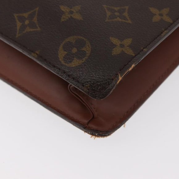 LOUIS VUITTON Monogram Porte Documents Bandouliere Bag M53338 LV Auth BA12681