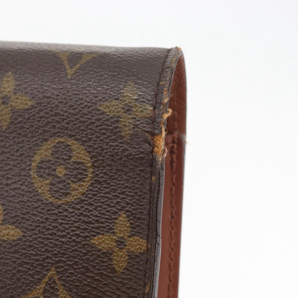LOUIS VUITTON Monogram Porte Documents Bandouliere Bag M53338 LV Auth BA12681