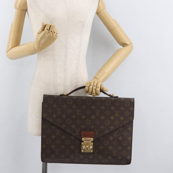 LOUIS VUITTON Monogram Porte Documents Bandouliere Bag M53338 LV Auth BA12681