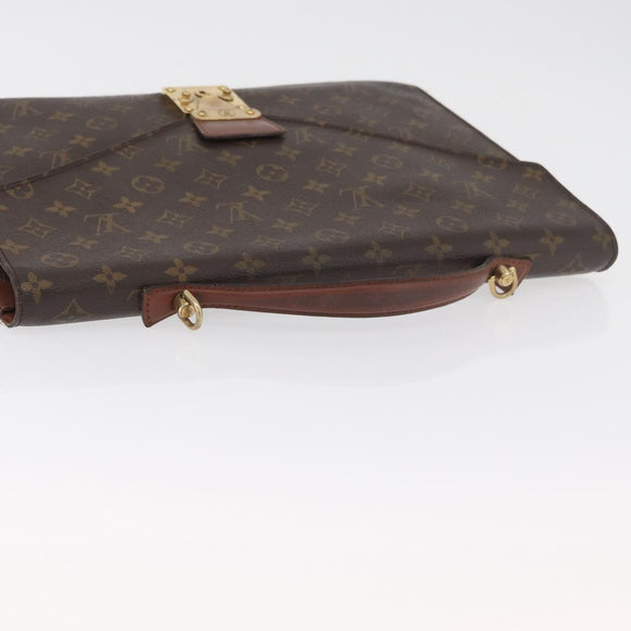 LOUIS VUITTON Monogram Porte Documents Bandouliere Bag M53338 LV Auth BA12681