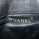 CHANEL Matelasse Chain Backpack Lamb Skin Gold Black CC Auth BA12682SAV-25