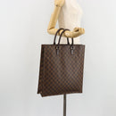 LOUIS VUITTON Damier Ebene Sac Plat Hand Bag N51140 LV Auth BA12683-21