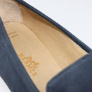 HERMES Kelly Loafers Suede 35 1/2 Navy Auth BA12685-17