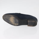 HERMES Kelly Loafers Suede 35 1/2 Navy Auth BA12685-7