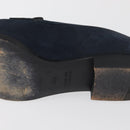 HERMES Kelly Loafers Suede 35 1/2 Navy Auth BA12685-9