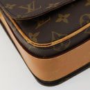 LOUIS VUITTON Monogram Cartouchiere MM Shoulder Bag M51253 LV Auth BA12690-8