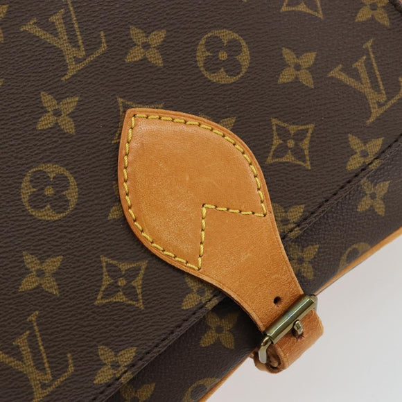 LOUIS VUITTON Monogram Cartouchiere MM Shoulder Bag M51253 LV Auth BA12690