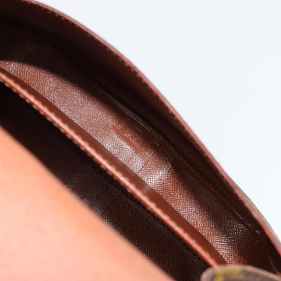 LOUIS VUITTON Monogram Cartouchiere MM Shoulder Bag M51253 LV Auth BA12690