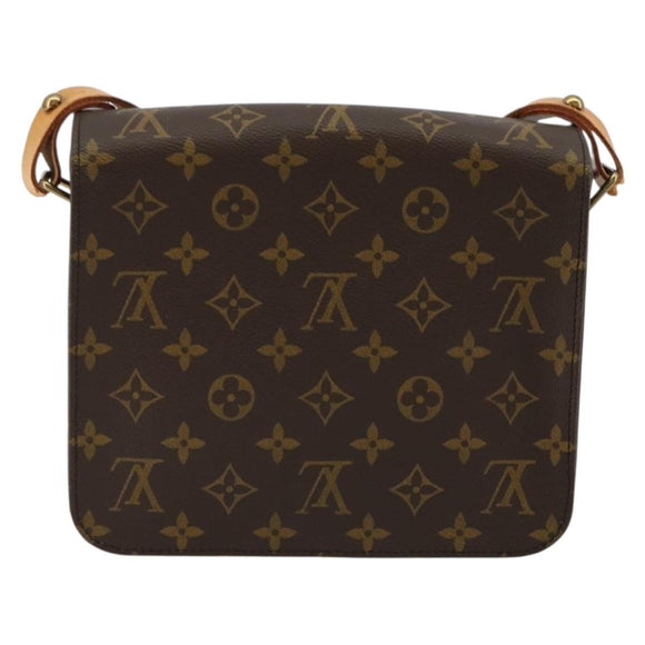 LOUIS VUITTON Monogram Cartouchiere MM Shoulder Bag M51253 LV Auth BA12690