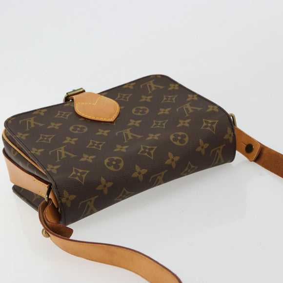 LOUIS VUITTON Monogram Cartouchiere MM Shoulder Bag M51253 LV Auth BA12690
