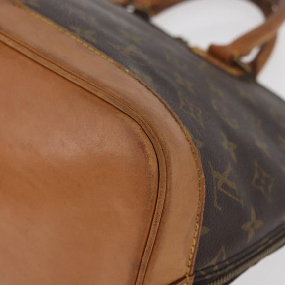 LOUIS VUITTON Monogram Alma Hand Bag M51130 LV Auth BA12691